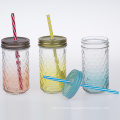 glass bottle without handle for drinks   colorful  galss cups  juice jar